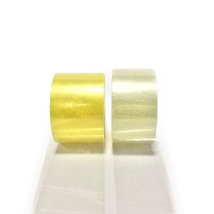 Yellowish Transparent BOPP Packaging tape and clear packaging tape